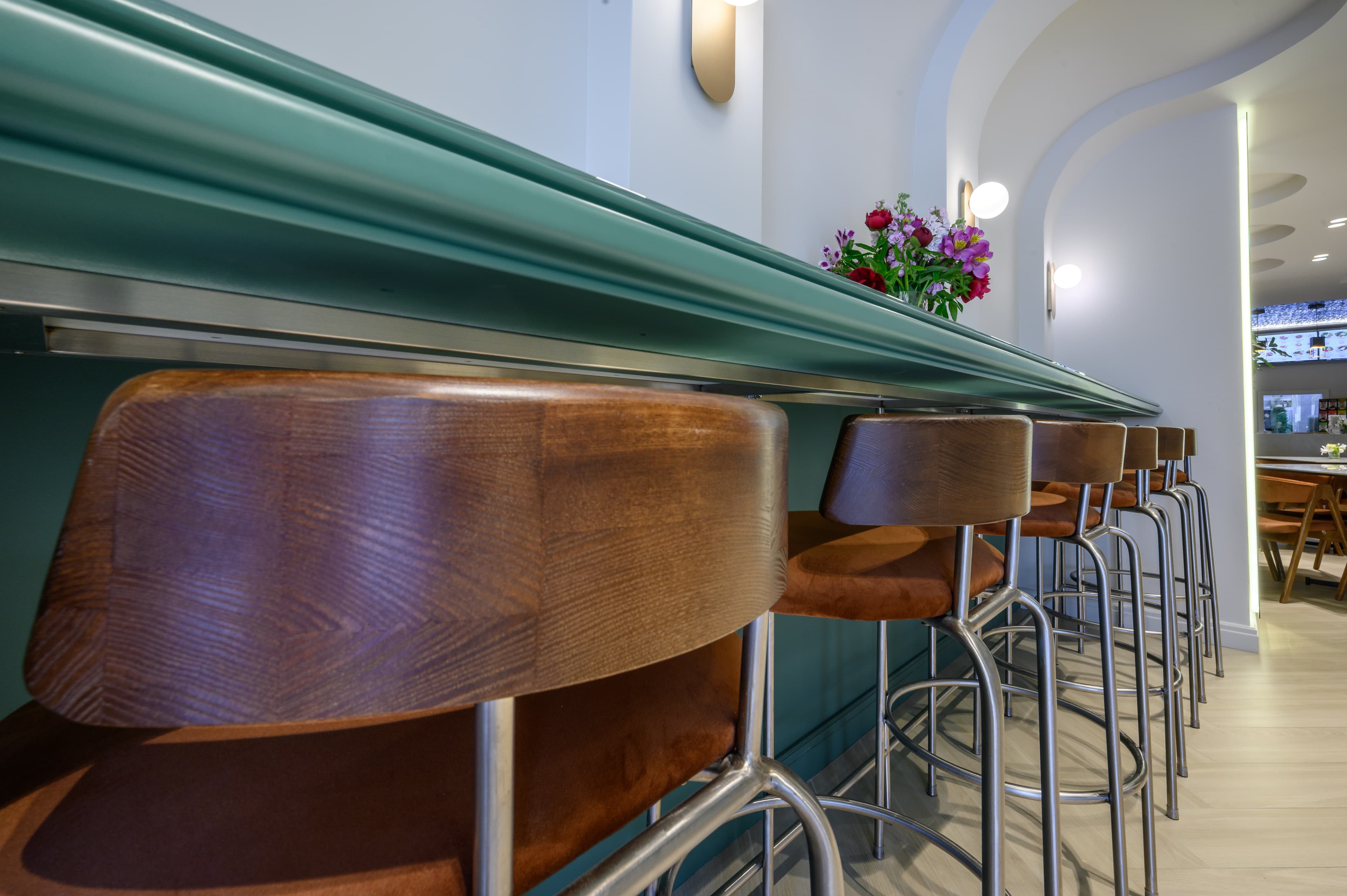 commercial cafe bar detail
